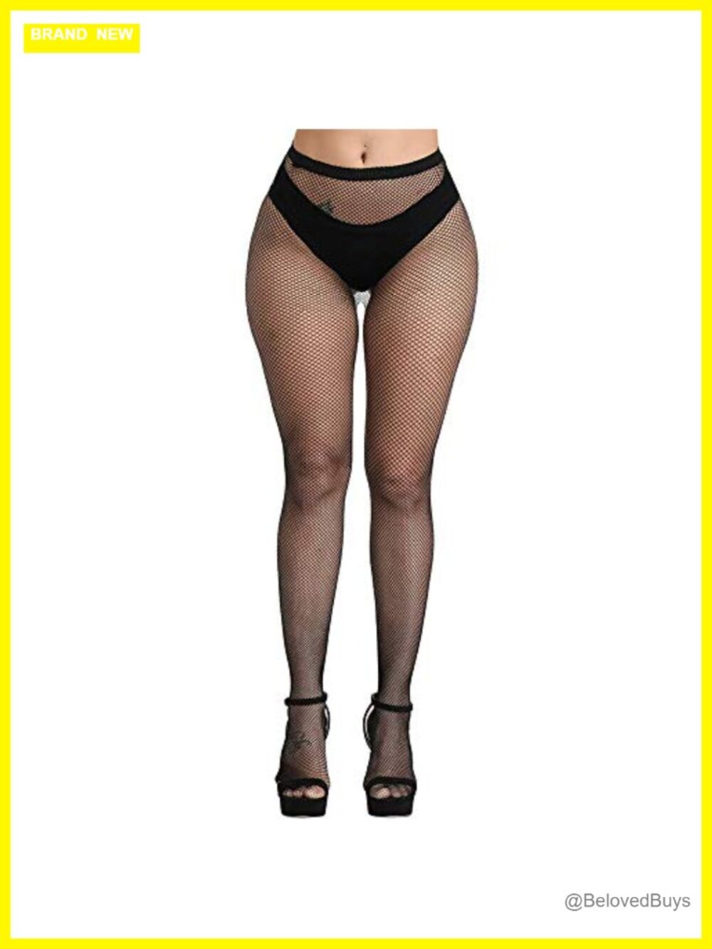 High Waist Patterned Fishnet Tights Suspender Pantyhose Thigh High